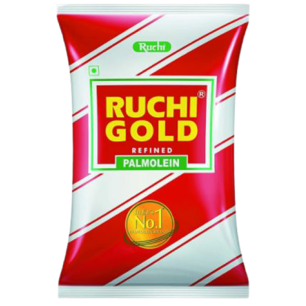 Ruchi Gold - Refined Palmolein Oil, 1 L Pouch