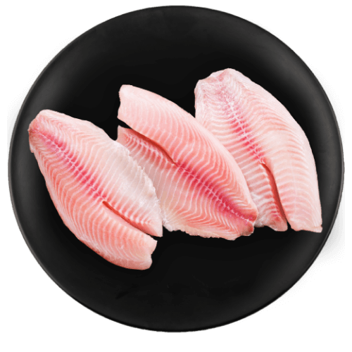 Frozen Indian Tilapia (7-10 Fillets), 20% Glaze, 1 Kg Pack