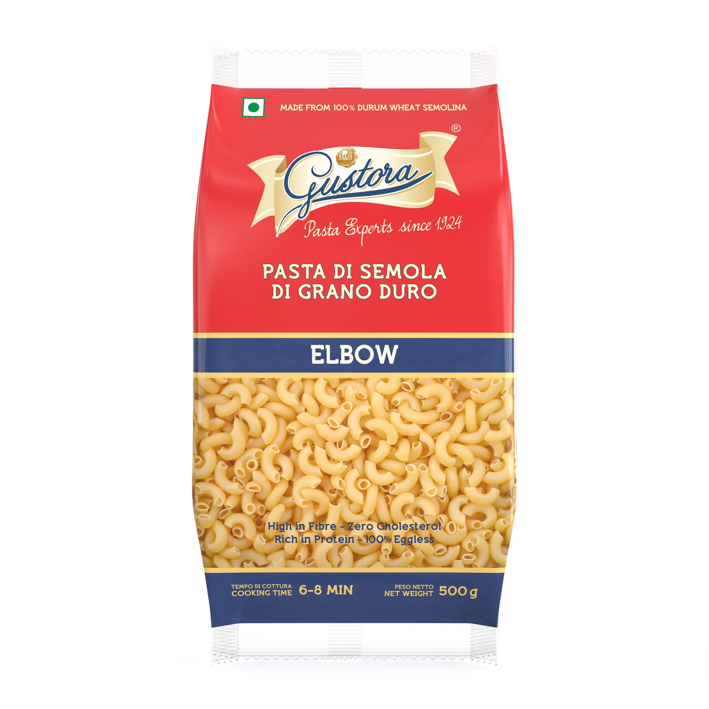 Gustora - Elbow Pasta, 500 gm