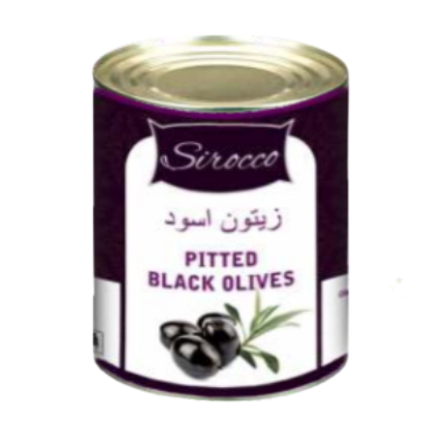 Sirocco - Pitted Black Olives, 2.85 Kg