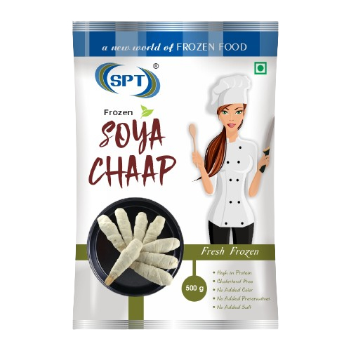 SPT - Frozen Soya Chaap, 500 gm