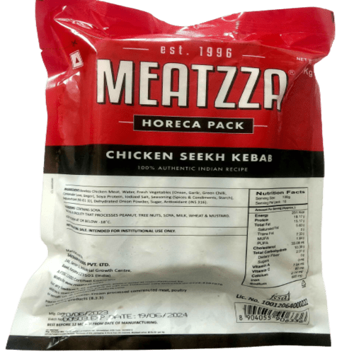 Meatzza - Chicken Seekh Kebab, 1 Kg