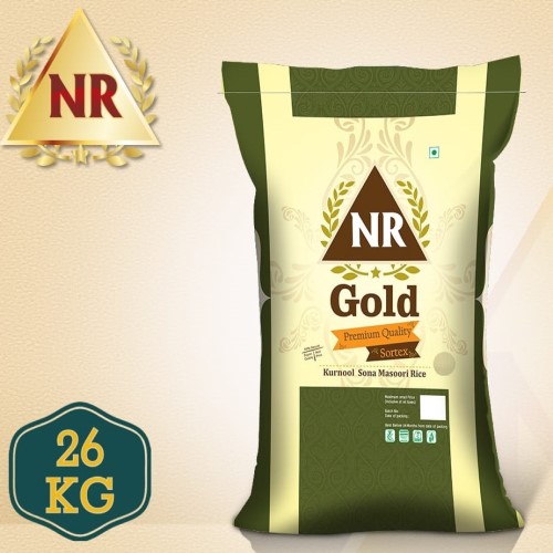 NR - Gold Kurnool Sona Masoori Rice, 26 Kg