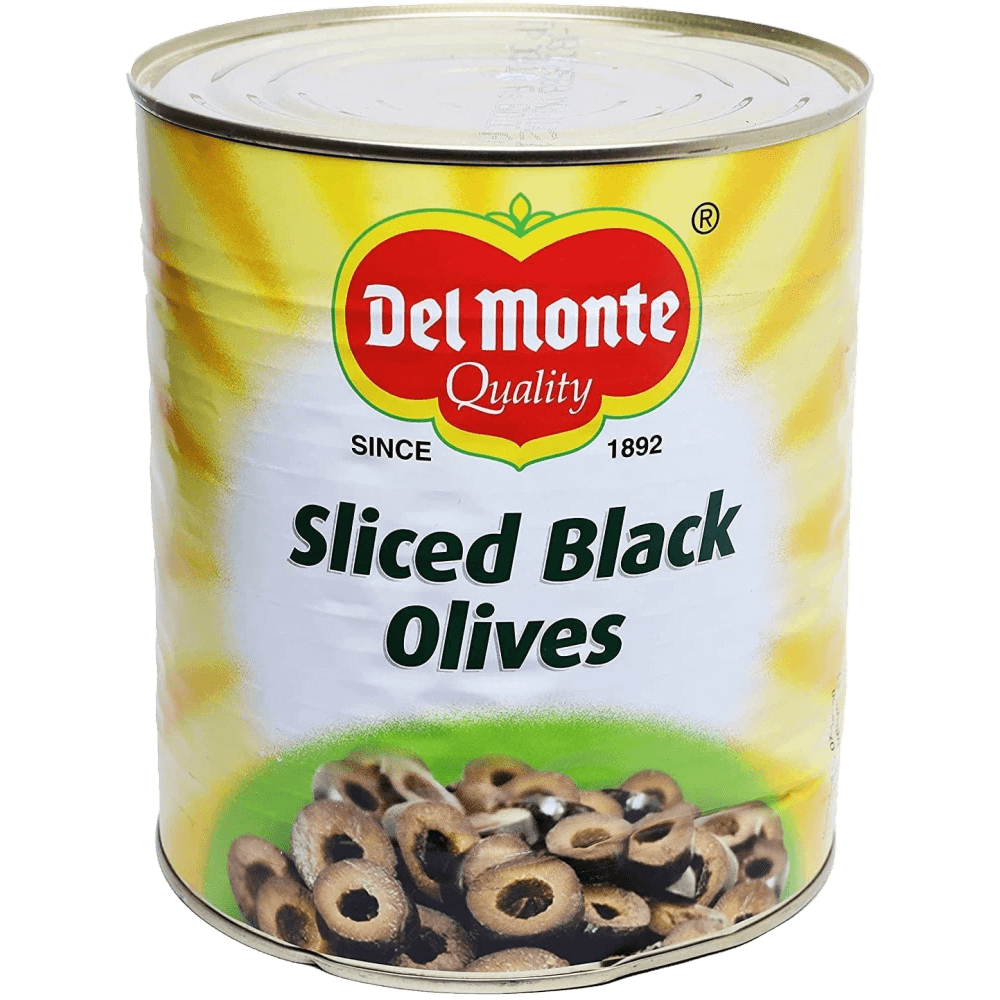 Del Monte - Black Olives Sliced, 450 gm