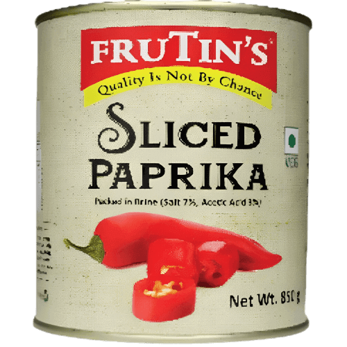 Frutin's - Red Paprika Sliced, 850 gm