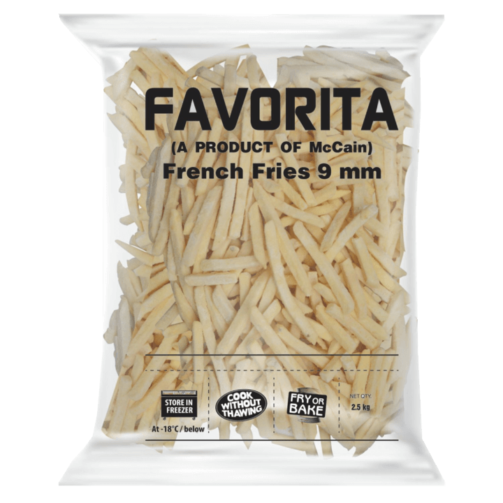 McCain - Favorita French Fries 9 mm, 2.5 Kg
