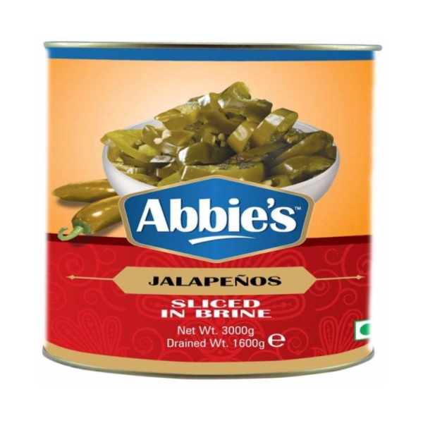 Abbie's - Jalapenos Sliced (In Brine), 3 Kg
