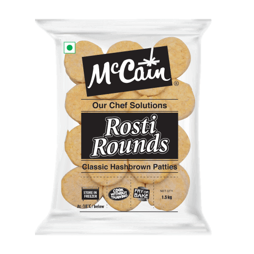 McCain - Rosti Rounds Patties, 1.5 Kg Pack