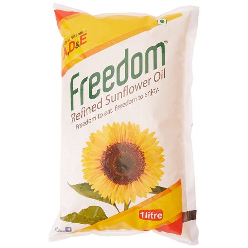 Freedom - Refined Sunflower Oil, 1 L Pouch (Pack of 16)