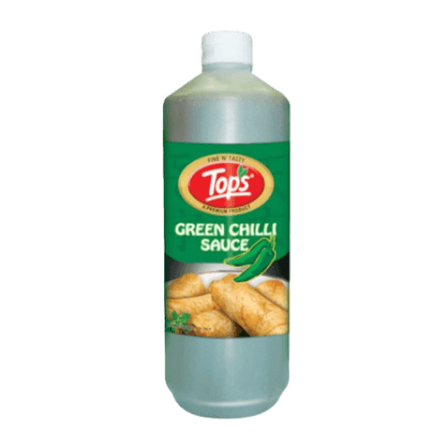 Tops - Green Chilli Sauce, 1.15 Kg (Pack of 12)