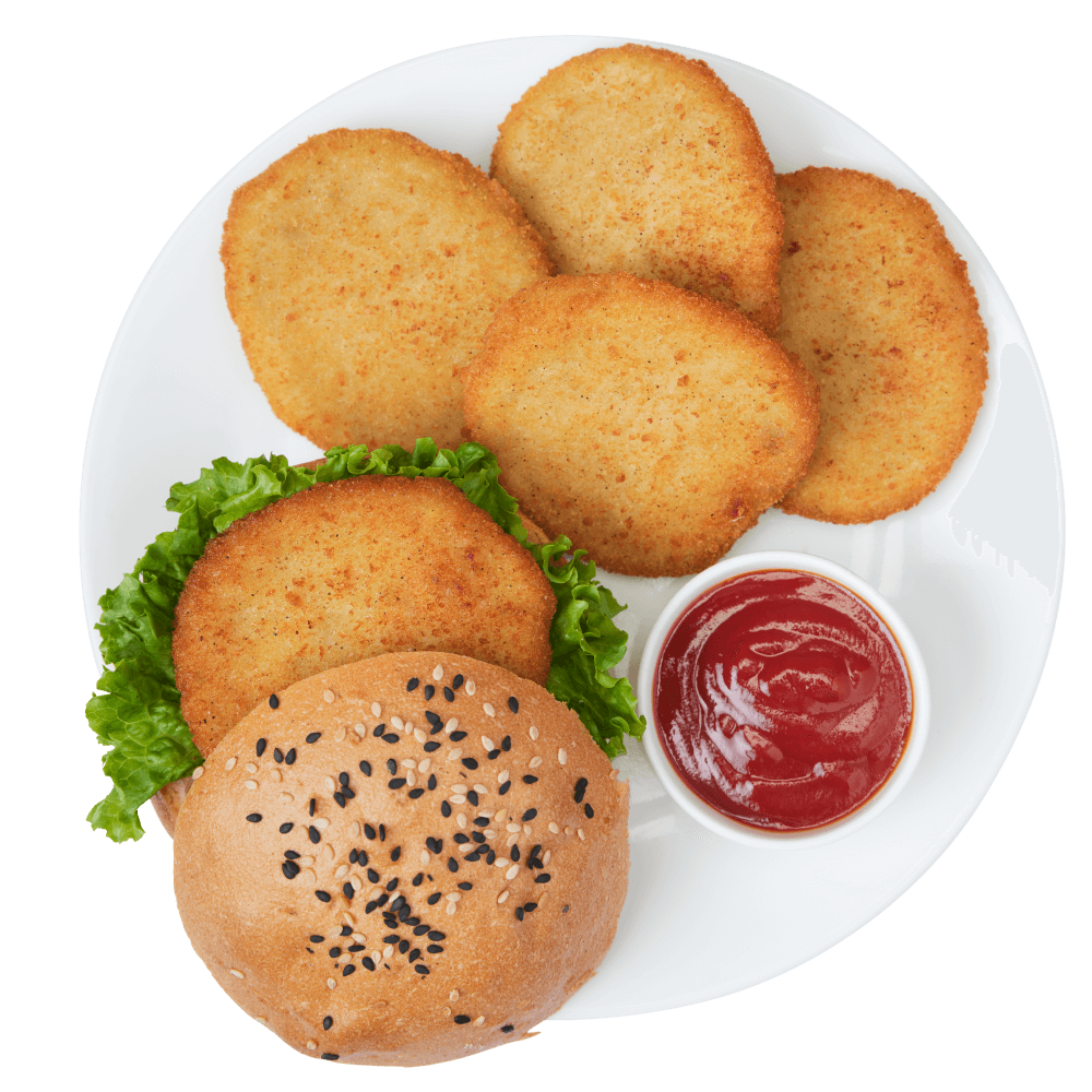 Nutrich - Chicken Burger Patty, 50 gm/pc (Pack of 20), Frozen