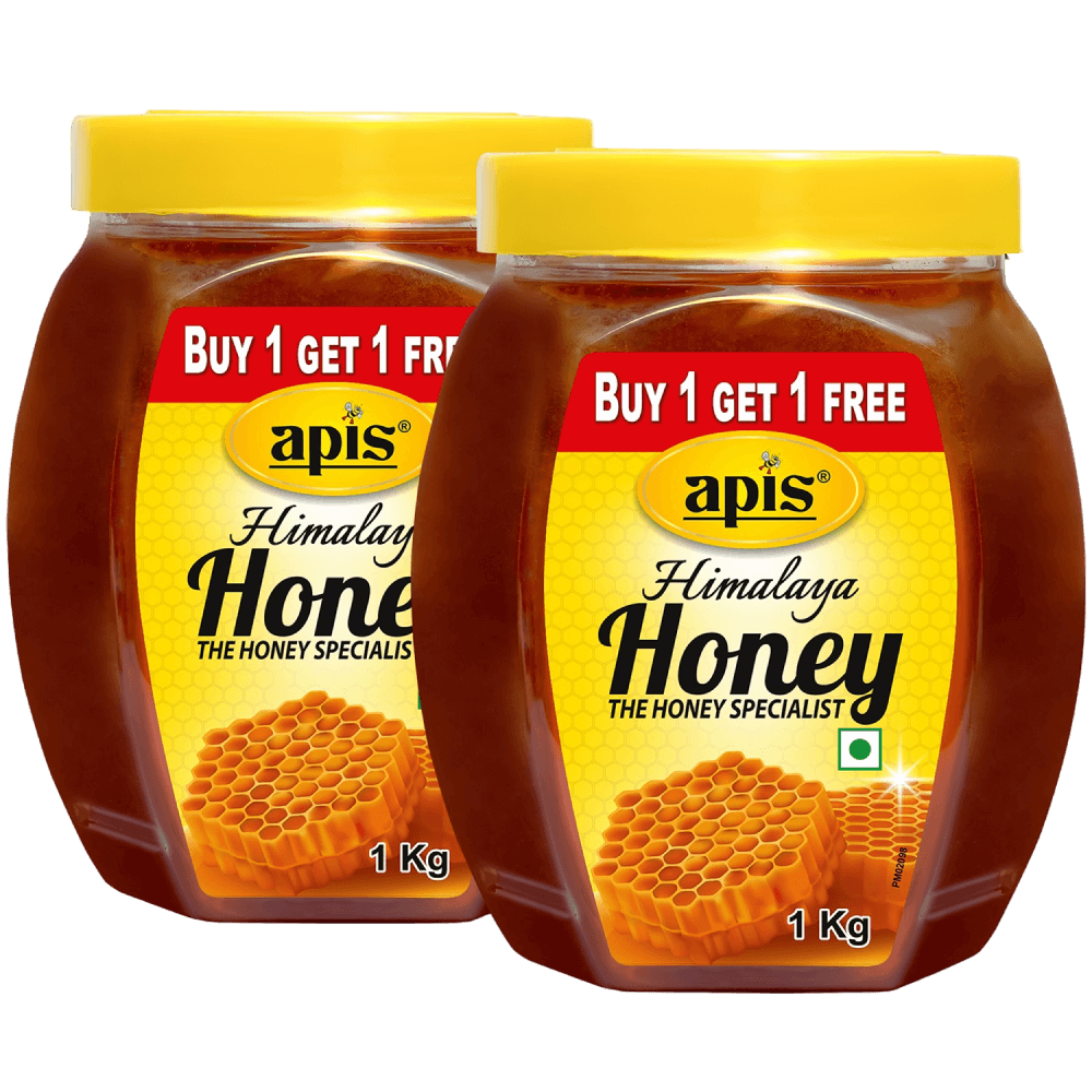 Apis - Himalayan Honey 1 Kg, (Buy 1 Get 1 Free)