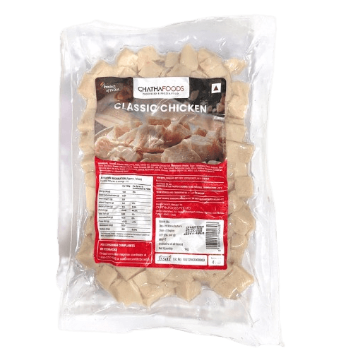 Chatha Foods - Classic Chicken Cubes, 1 Kg Pack, Frozen