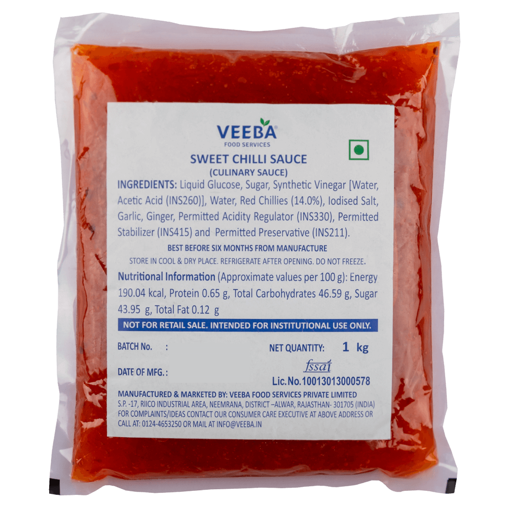 Veeba - Sweet Chilli Hot Sauce, 1 Kg