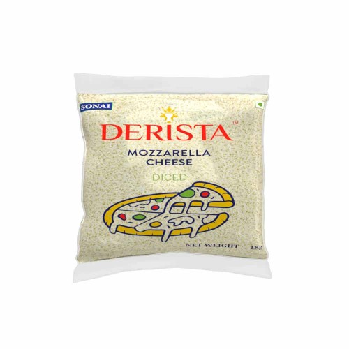 Derista - Mozzarella Cheese Diced, 1 Kg