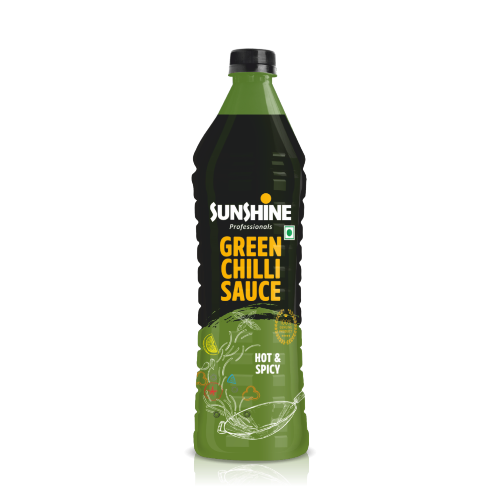 Sunshine - Green Chilli Sauce, 650 gm