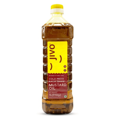 Jivo - Kachi Ghani Mustard, 1 L Bottle