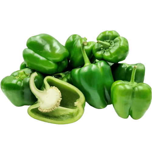 Green Capsicum (Mixed Size/Shape), 1.9 - 2.1 Kg