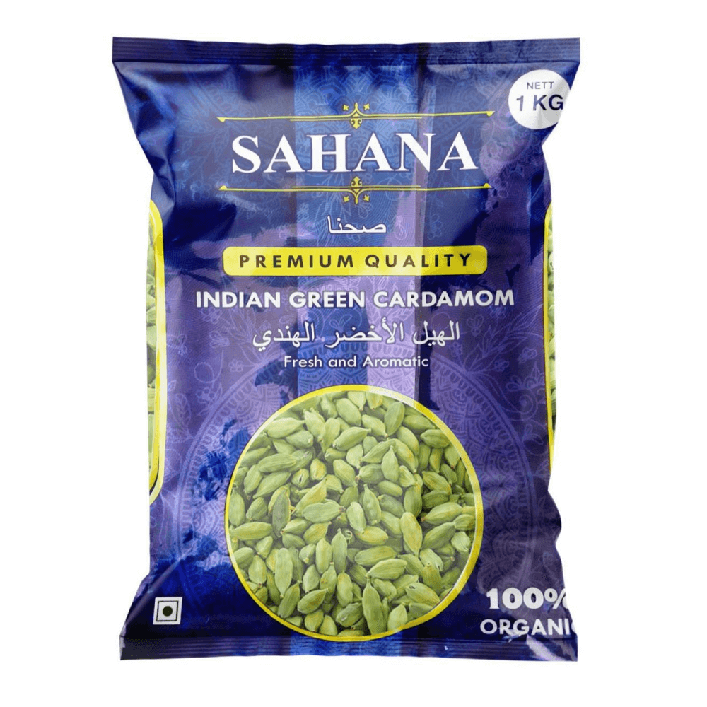 Sahana - Green Cardamom/Elaichi (5-6 mm), 1 Kg
