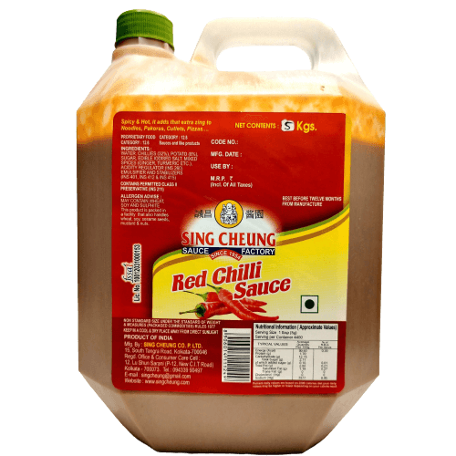 Sing Cheung - Red Chilli Sauce, 5 Kg