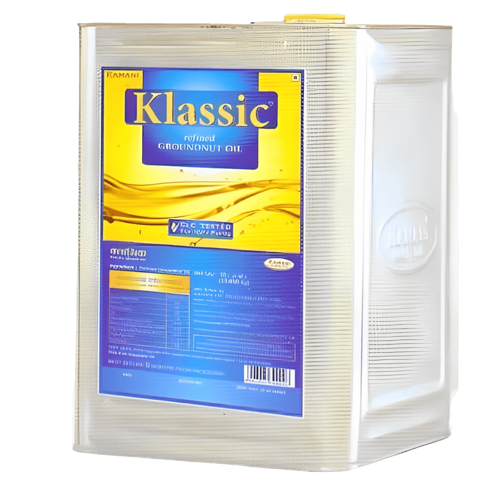 Klassic - Refined Groundnut Oil, 15 L Tin	