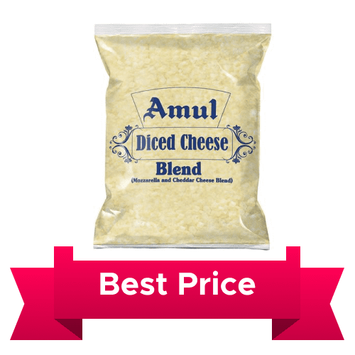 Amul - Cheese (Diced Blend), 1 Kg