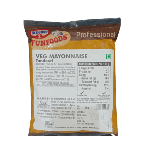 Funfoods - Tandoori Mayonnaise Veg (Professional), 1 Kg