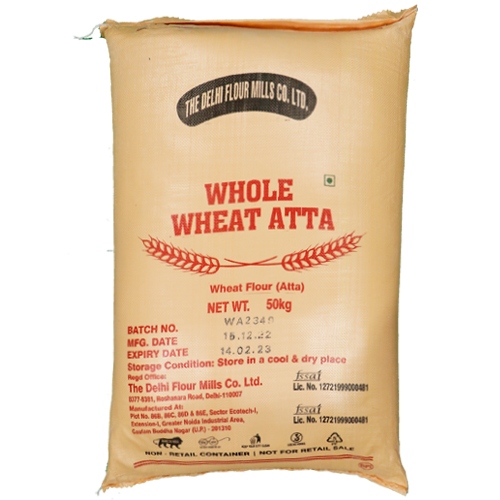 DFM - Kanak Whole Wheat Atta, 50 Kg Bag