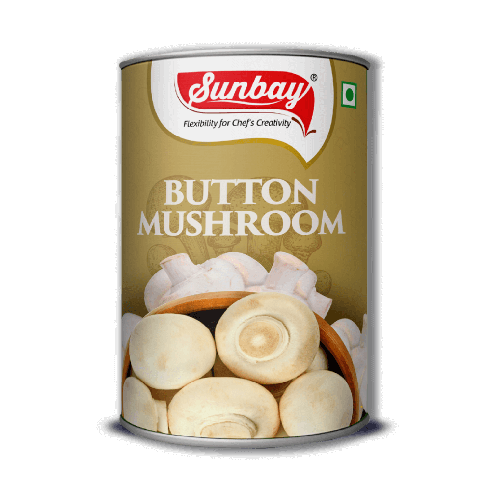 Sunbay - Button Mushroom (Gold), 800 gm