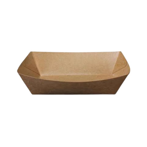 Kraft Paper Boat Tray, 700 ml (Pack of 100)