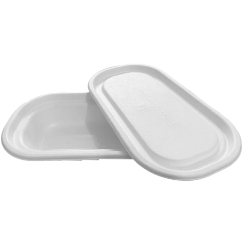 [LID ONLY] Fomex - 500 ml Oval Container Lid, (Pack of 125)