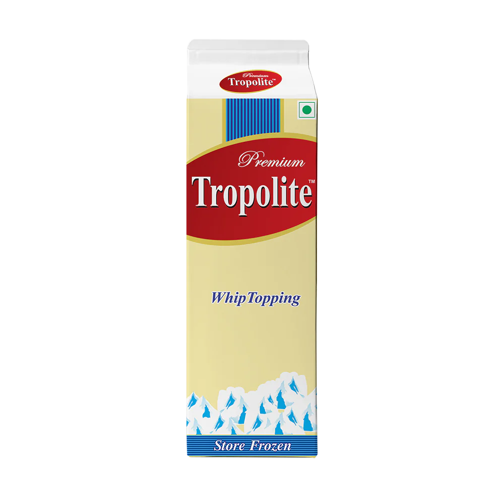 Tropolite - Frozen Whip Topping (Premium, Non-Dairy), 1 Kg