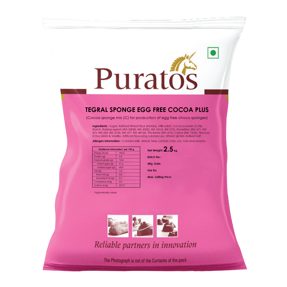 Puratos - Tegral Sponge Cocoa Plus Egg Free, 2.5 Kg