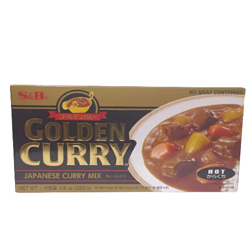 S&B - Golden Curry Japanese (Hot), 220 gm