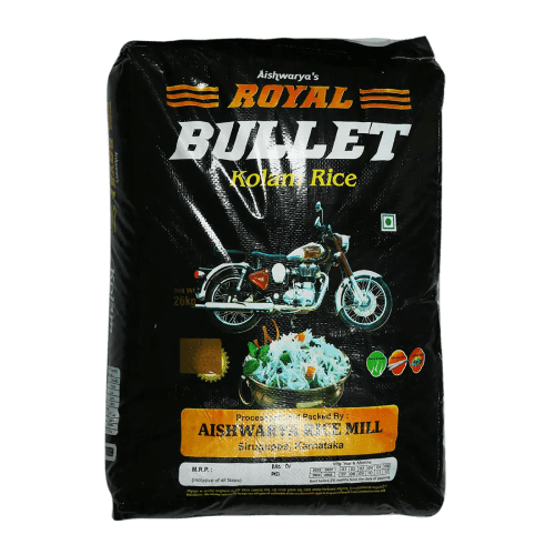 Royal Bullet - RNR Kolam (Steamed) Rice, 26 Kg