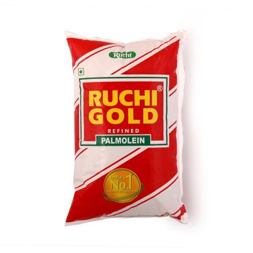 Ruchi Gold - Refined Palmolein Oil, 870 gm Pouch (Pack of 10)