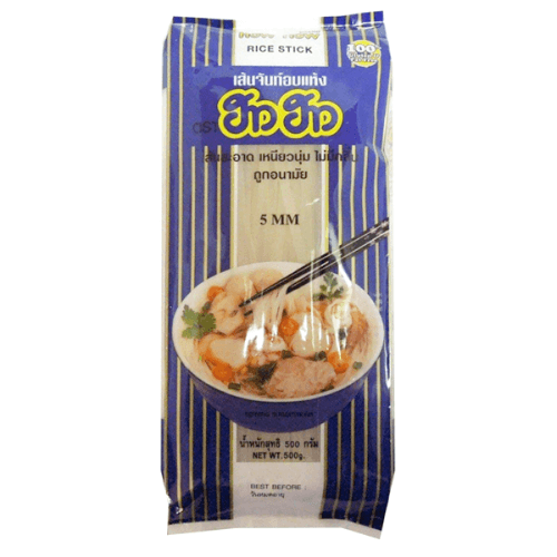 How How - Pad Thai Noodles, Rice Stick (5 mm), 500 gm
