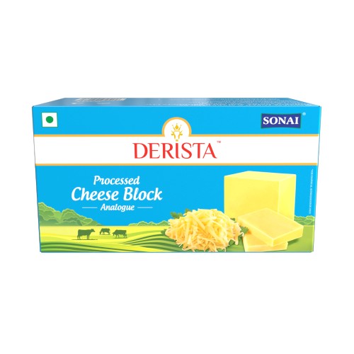 Derista - Analogue Processed Cheese Block, 1 Kg Pack