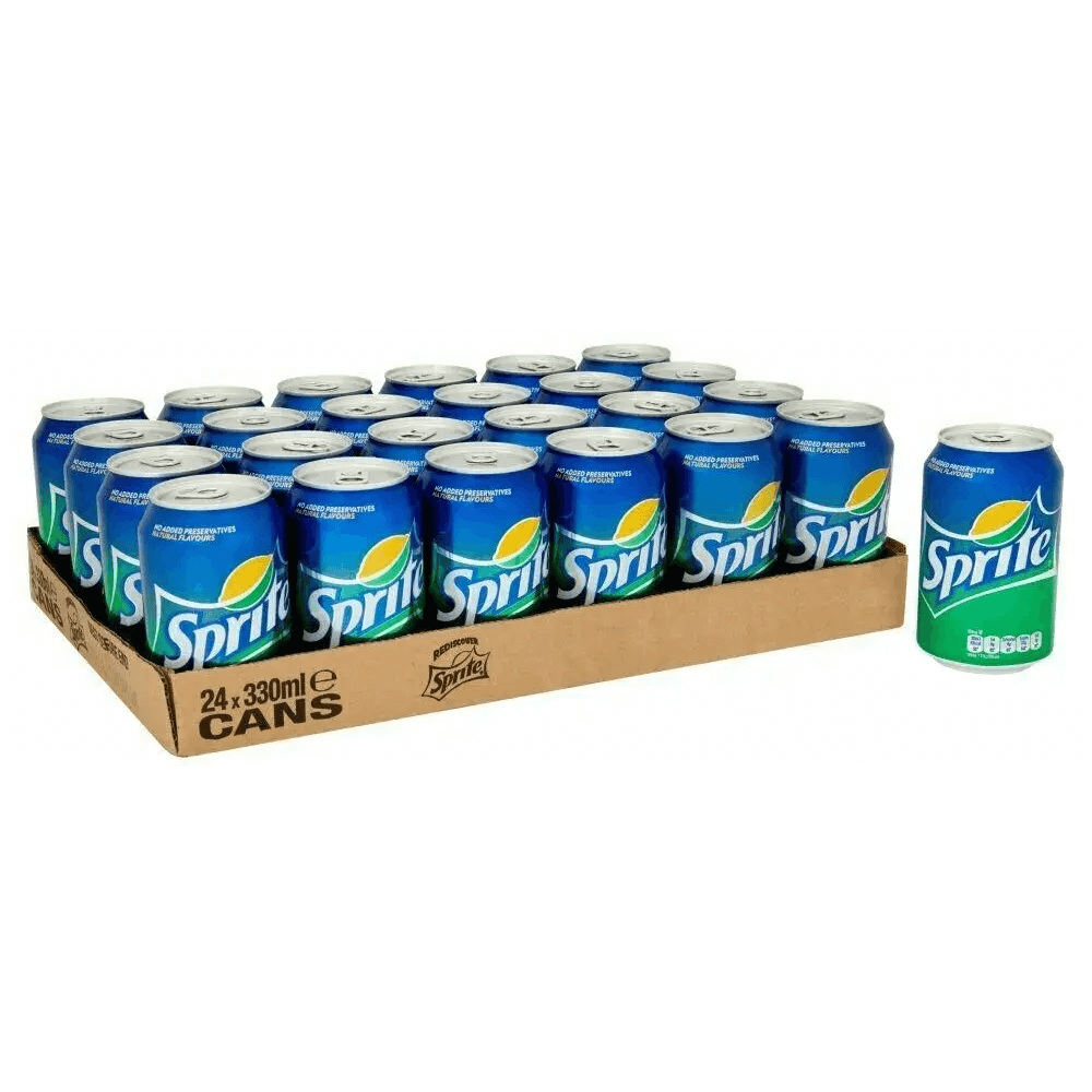 Sprite - 330 ml Can (Pack of 24), MRP - 70/pc
