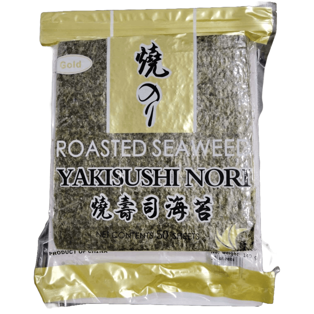 Nostimo - Toasted Yaki Sushi Nori (Seaweed) Sheets, 140 gm (50 Sheets)