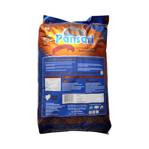 Pansari - Tareef 1121 Golden Sella Basmati Rice, 30 Kg