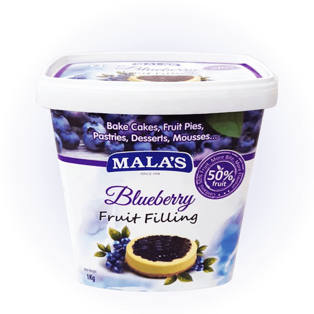 Mala's - Blueberry Fruit Filling, 1 Kg