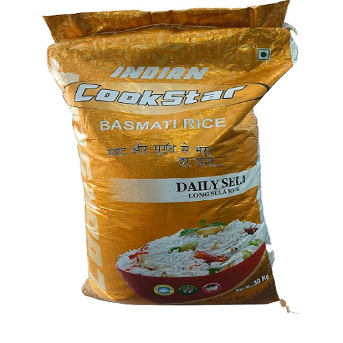 Cook Star - Daily Sella Basmati Rice, 30 Kg