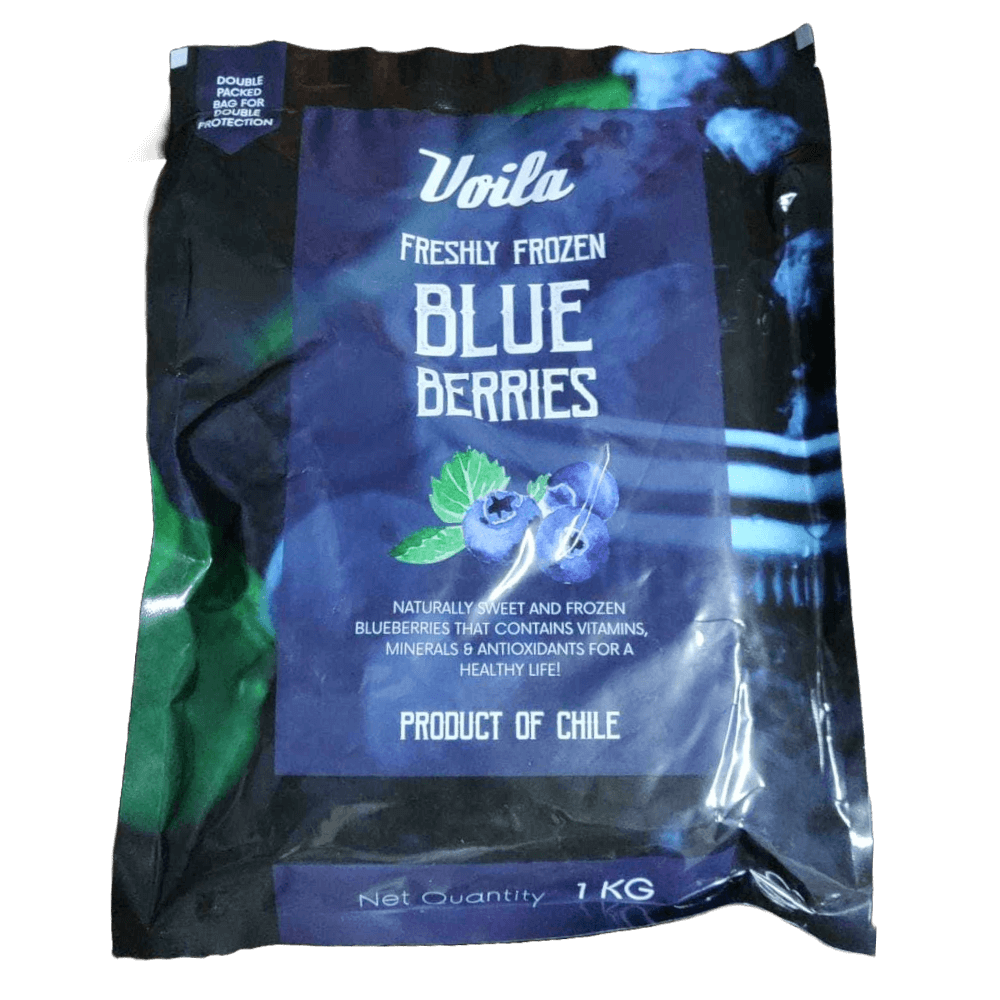 Voila - Frozen Blueberries, 1 Kg