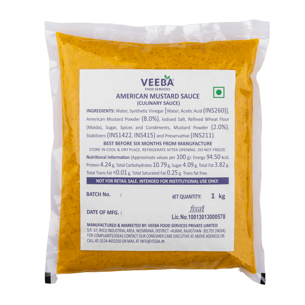 Veeba - American Mustard Sauce, 1 Kg