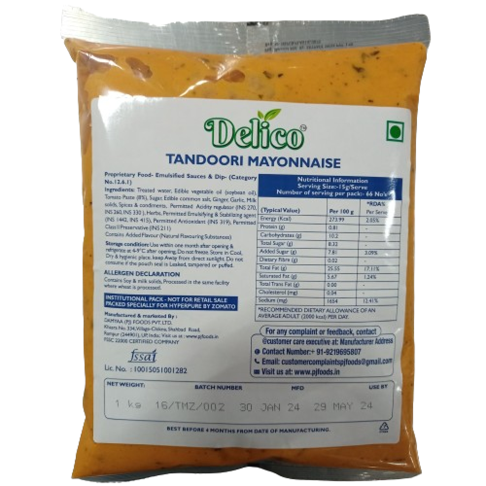 Delico - Tandoori Mayonnaise, 1 Kg