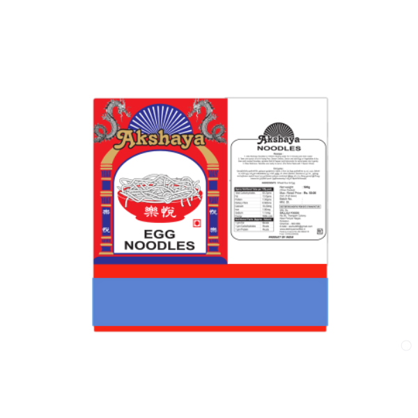 Akshaya - Egg Noodles (Dry), 500 gm