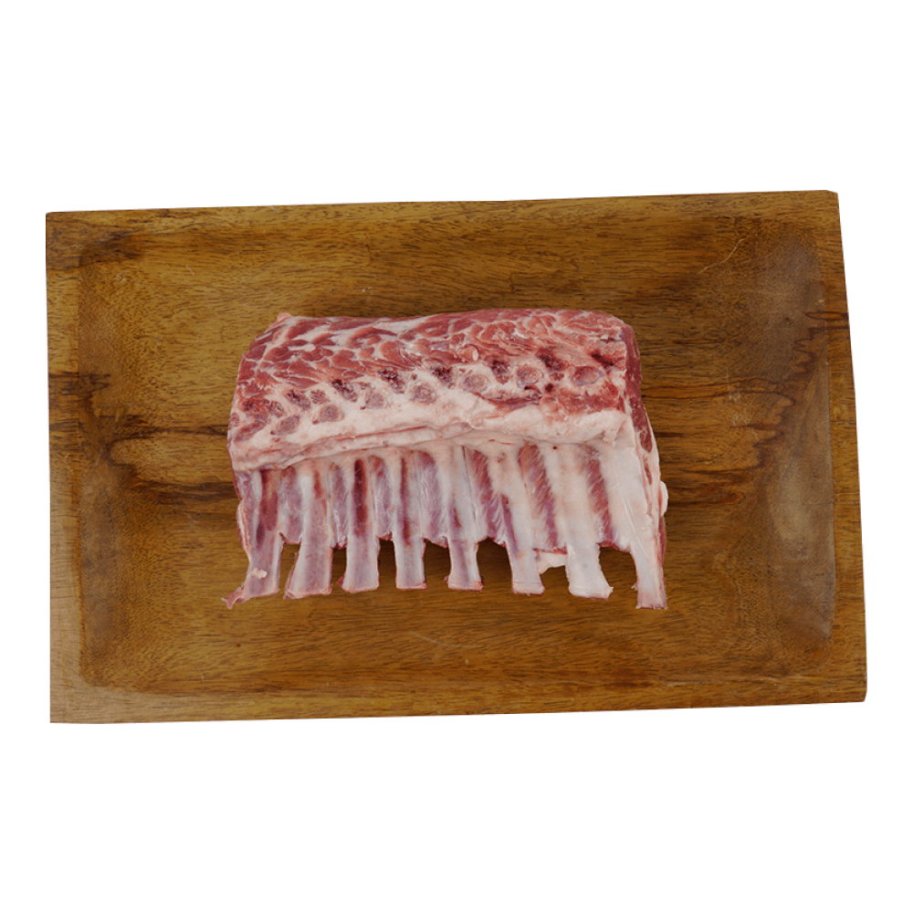 Australian Lamb Rack Cap Off Frenched, 8 Ribs Portion, 0.8 Kg