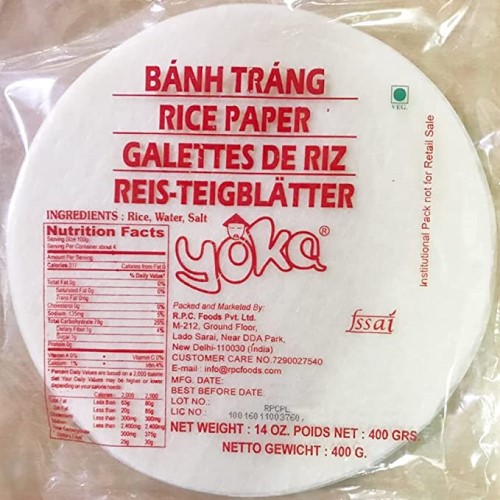 Yoka - Rice Paper Sheets, 400 gm