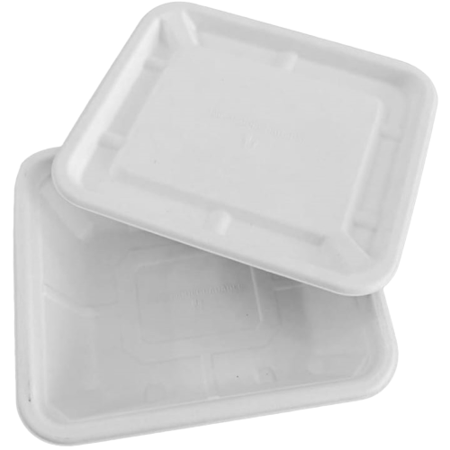 [LID ONLY] Fomex - 750 ml Rectangle Container Lid, (Pack of 125)